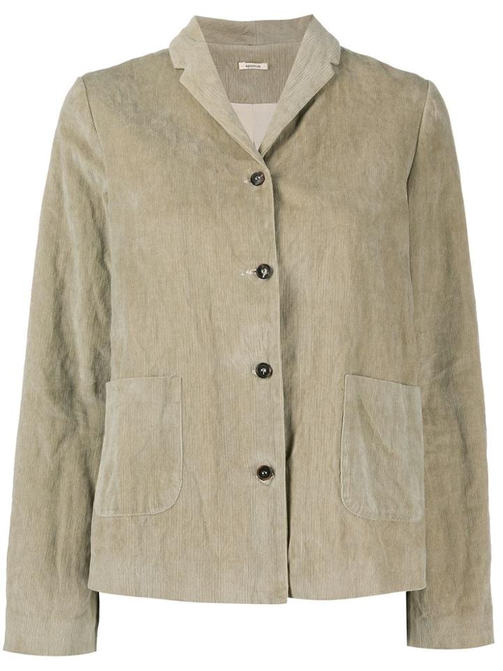 Apuntob Button-up Jacket - Neutrals