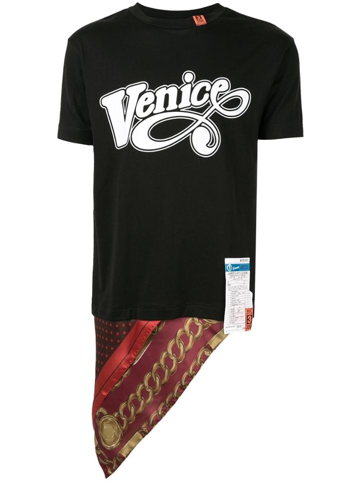 Maison Mihara Yasuhiro Venice Print T-shirt - Black