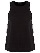 Andrea Bogosian Panelled Tank Top, Women's, Size: G, Black, Cotton