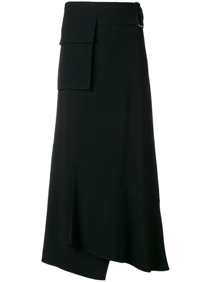 Victoria Beckham High Waisted Flare Skirt - Black