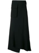 Victoria Beckham High Waisted Flare Skirt - Black