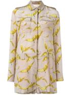 Valentino Bird Print Playsuit