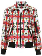 Reinaldo Lourenço Printed Bomber Jacket - Red