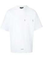 Icosae Patch Pocket T-shirt, Men's, Size: Small, White, Cotton
