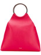 Michael Kors - Circle Handle Tote Bag - Women - Calf Leather - One Size, Women's, Pink/purple, Calf Leather