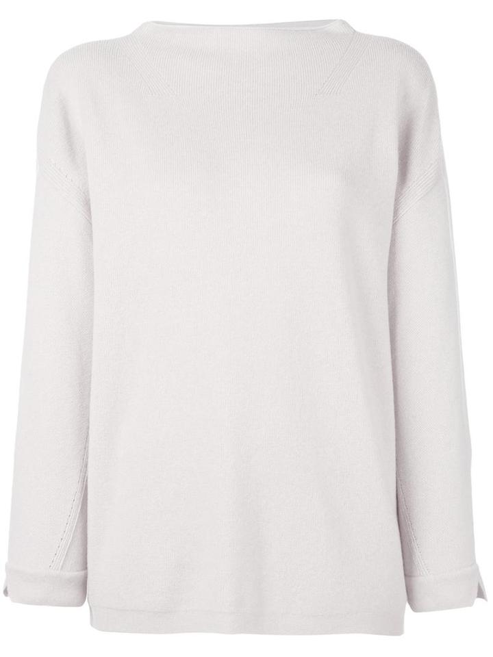 System Round Neck Jumper, Women's, Nude/neutrals, Nylon/polyester/wool