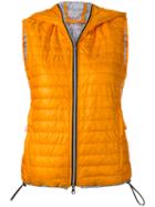 Duvetica - 'filira' Down Vest - Women - Cotton/polyamide - 44, Women's, Yellow/orange, Cotton/polyamide