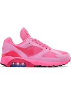 Comme Des Garçons Homme Plus Pink Cdg X Nike Air Max 180 Sneakers -