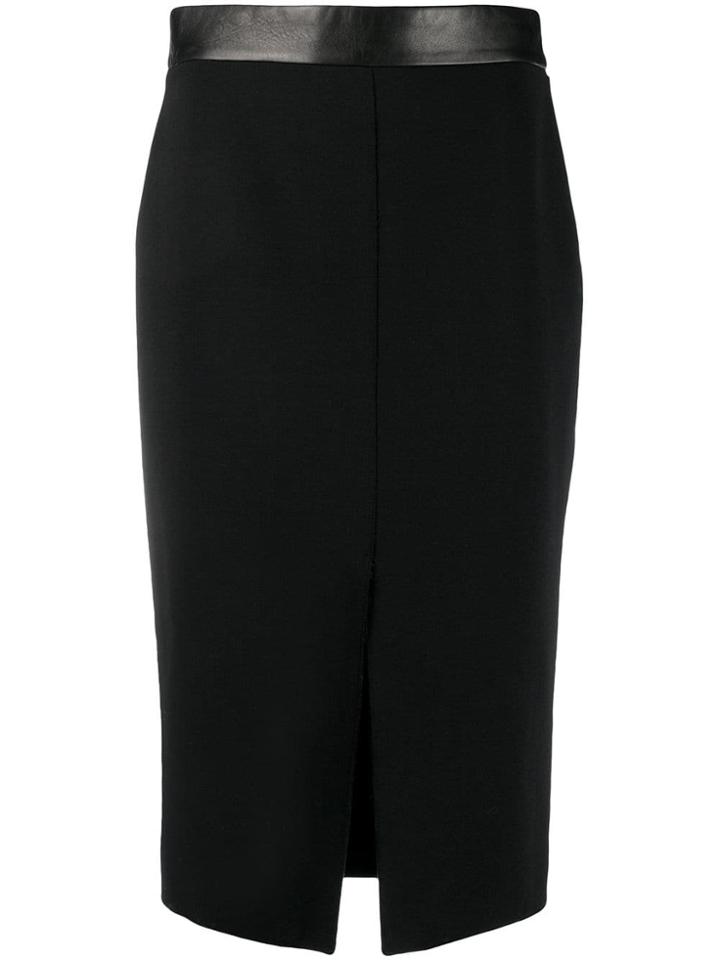 Tom Ford Split Hem Pencil Skirt - Black