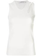 Christopher Esber Cutout Ribbed Tank Top - White