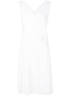 Goat - Estella Pinafore Dress - Women - Polyester/acetate/wool - 8, White, Polyester/acetate/wool