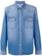 Ami Alexandre Mattiussi Western Shirt, Men's, Size: Xxl, Blue, Cotton