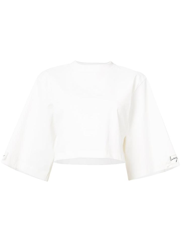 Damir Doma - Tova Crop Top - Women - Cotton - M, White, Cotton