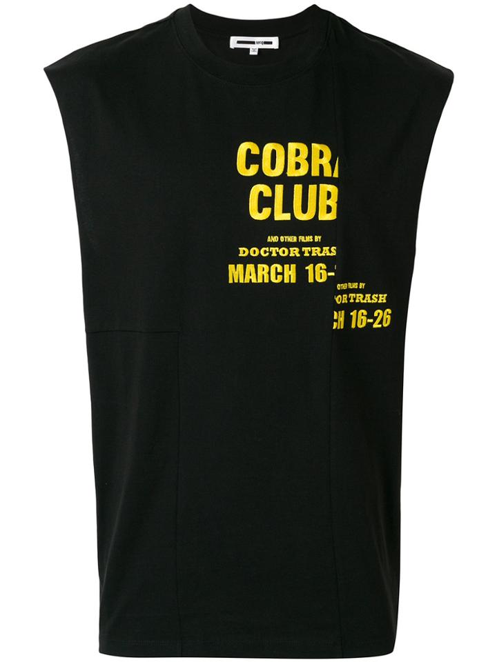 Mcq Alexander Mcqueen Cobra Club Tank Top - Black
