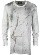Lost & Found Ria Dunn Printed Sweater - Grey