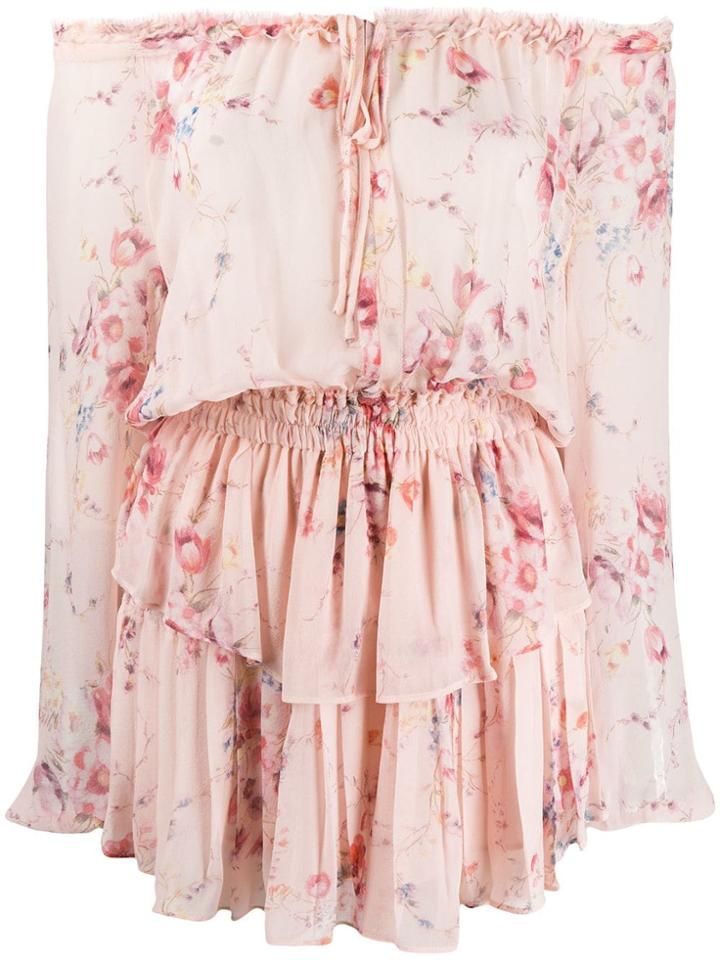 Love Shack Fancy Popover Dress - Pink