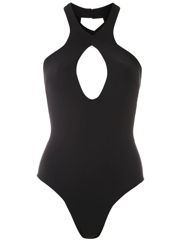 Amir Slama Central Keyhole Body - Black