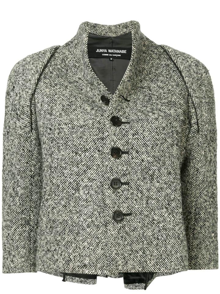 Junya Watanabe Comme Des Garçons Pre-owned Belted Poncho Jacket - Grey