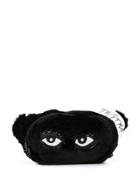 Haculla Eye Faux-fur Belt Bag - Black