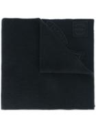 Dsquared2 Patched Scarf, Men's, Black, Wool