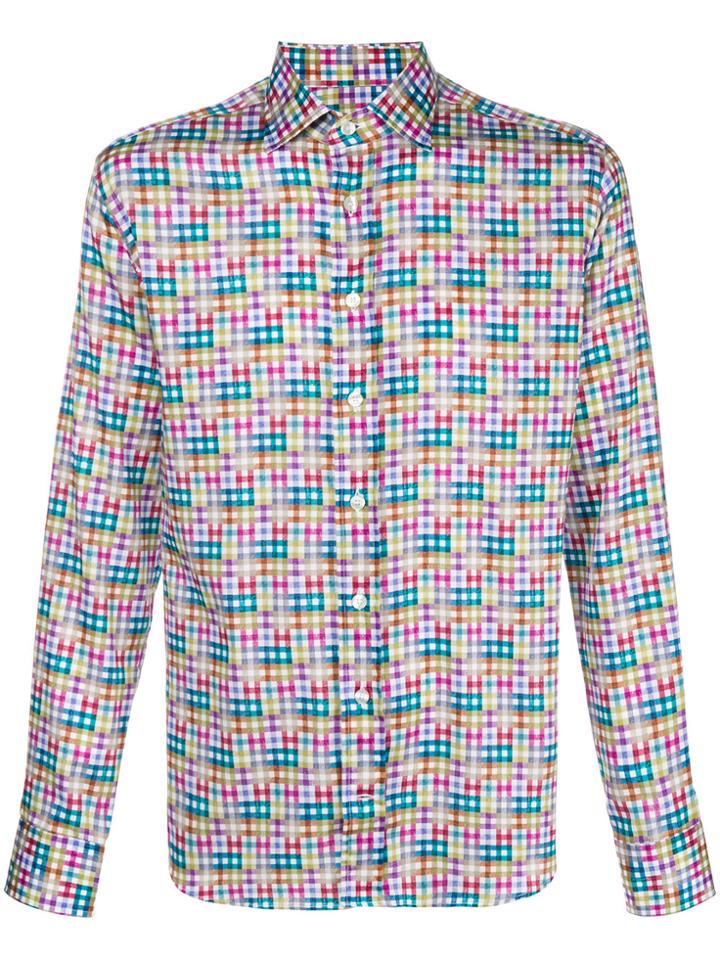 Etro New Warrant Print Shirt - Blue