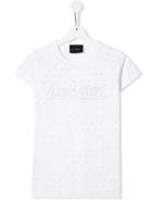 John Richmond Junior Studded Logo T-shirt - White
