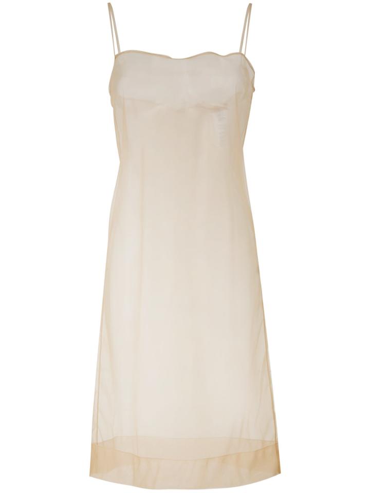 No21 Sheer Slip Skirt - Black