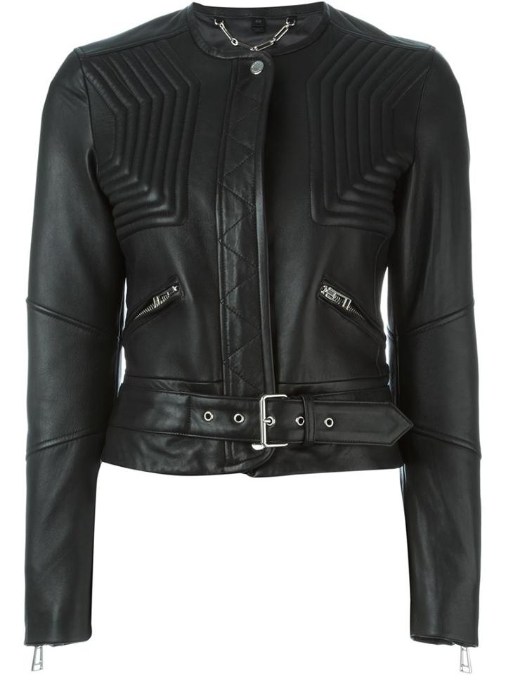 Belstaff Cropped Leather Jacket