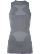Adidas By Stella Mccartney 'yoga' Tank Top, Women's, Size: Small, Grey, Nylon/spandex/elastane/polyester