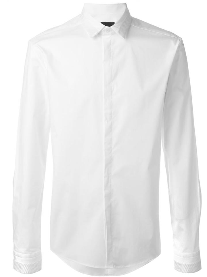 Les Hommes Concealed Fastening Shirt