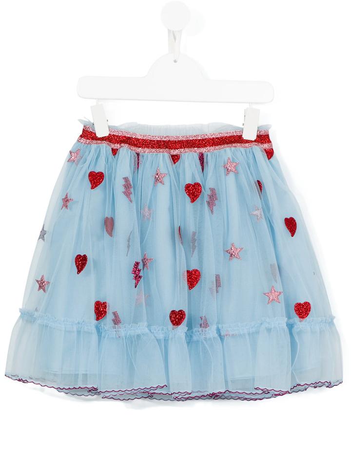 Gucci Kids Glitter Details Tutu, Girl's, Size: 10 Yrs, Blue