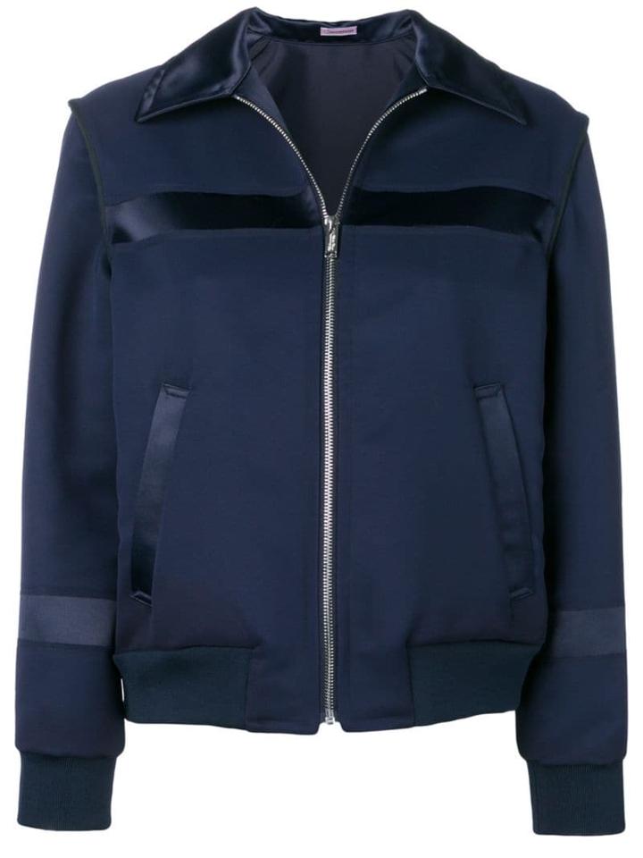 Sueundercover Navy Fitted Bomber Jacket - Blue