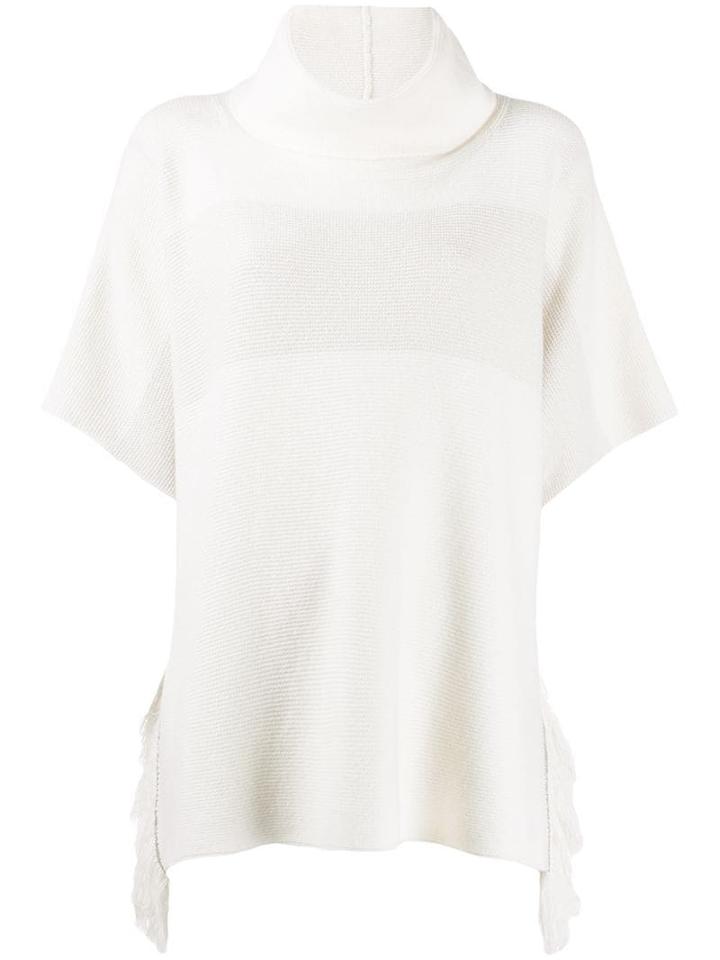 Fabiana Filippi Short Sleeve Jumper - White