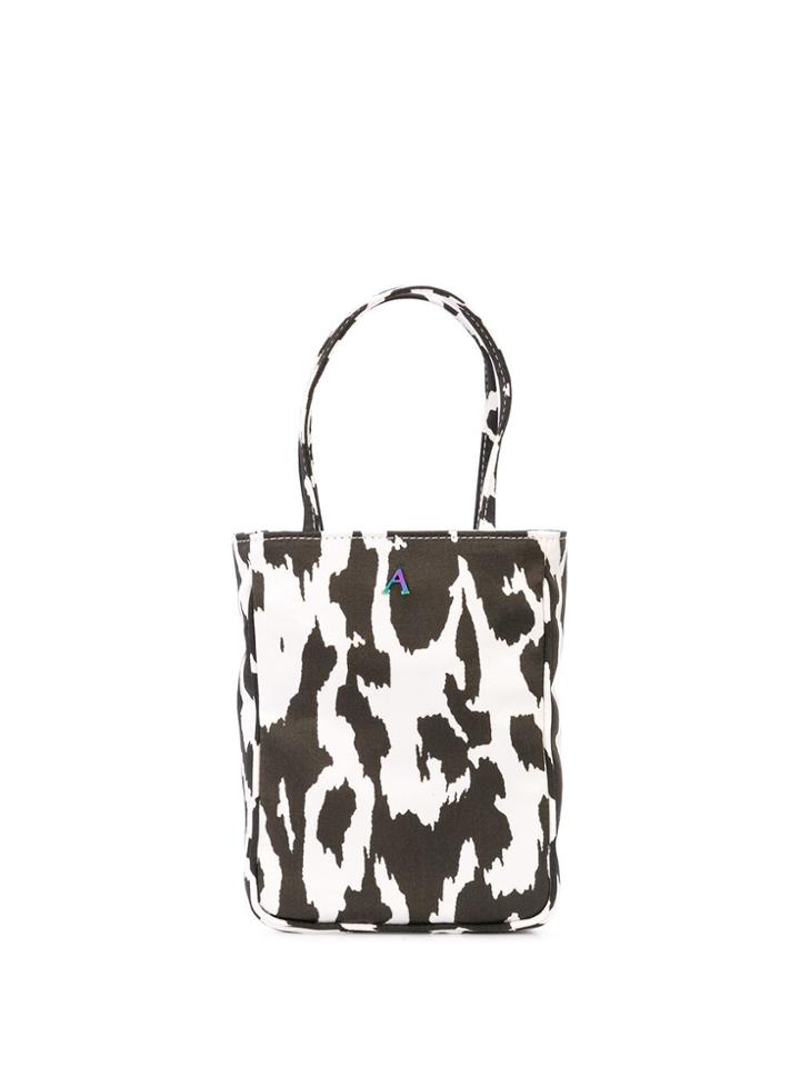 Ashley Williams Animal Print Top-handle Tote - Black