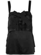 3.1 Phillip Lim Bow Front Tank Top - Black