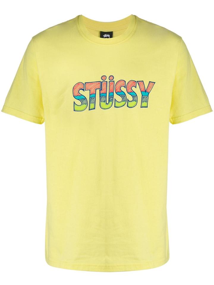 Stussy Graphic Logo T-shirt - Yellow