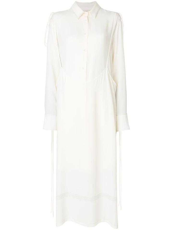 Marni Layered Shirt Dress - White