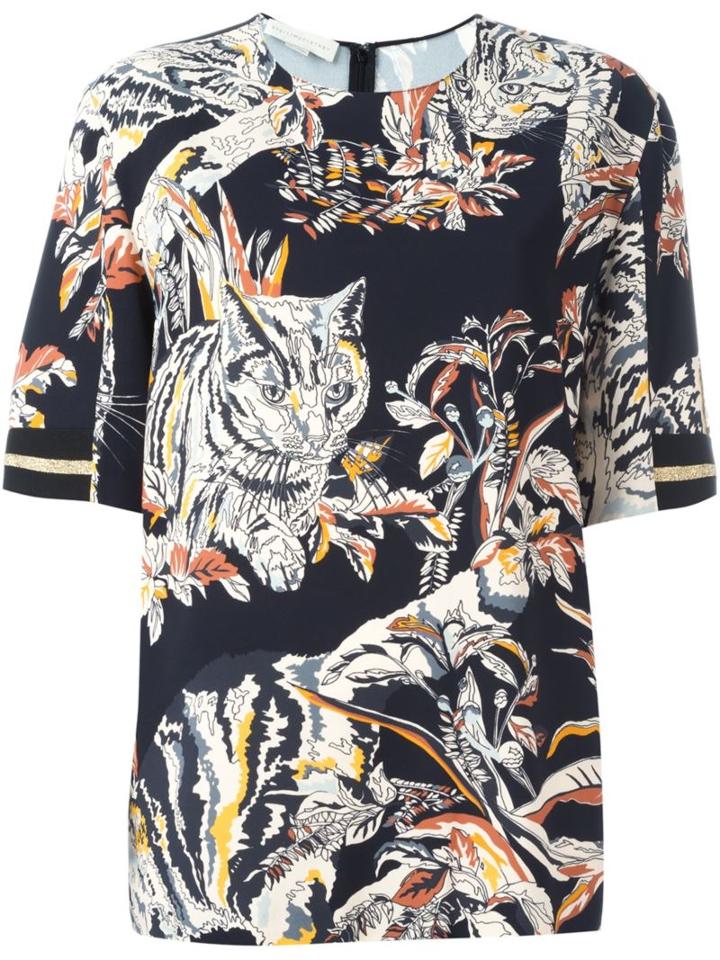 Stella Mccartney Cat Print Blouse