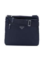 Prada Top Zip Shoulder Bag - Blue