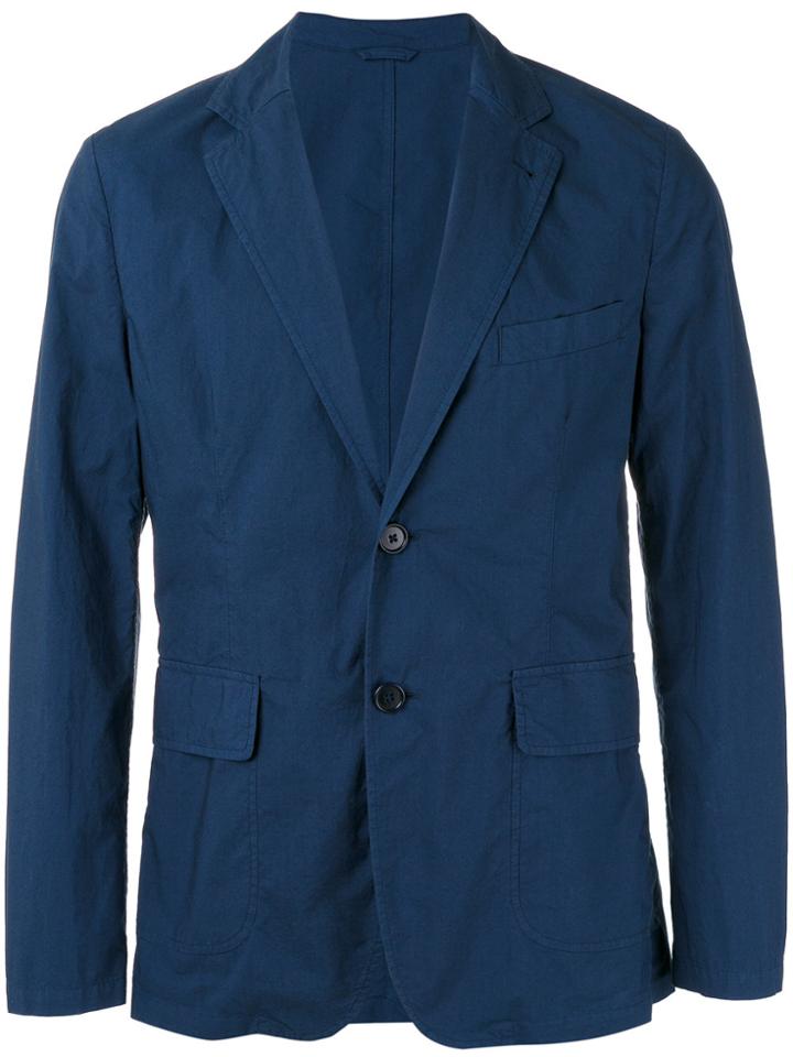 Aspesi Two Button Blazer - Blue