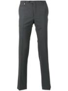 Corneliani Tailored Trousers, Men's, Size: 52, Grey, Virgin Wool
