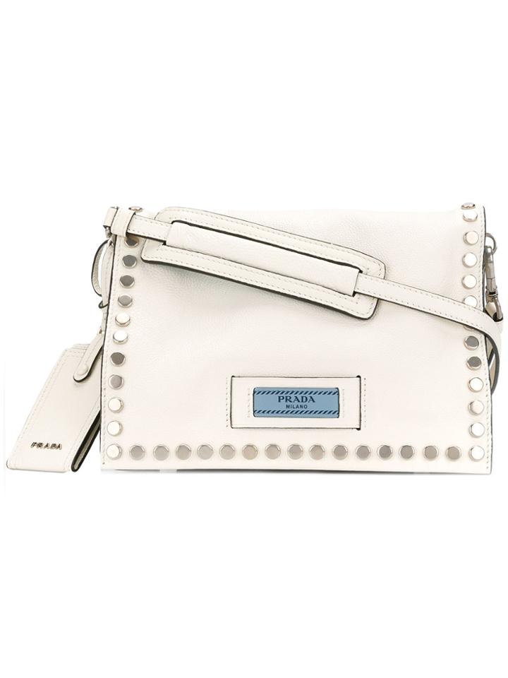 Prada Etiquette Shoulder Bag - White