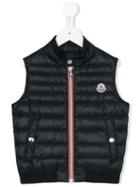 Moncler Kids - Cyriaque Padded Gilet - Kids - Feather Down/nylon - 10 Yrs, Blue