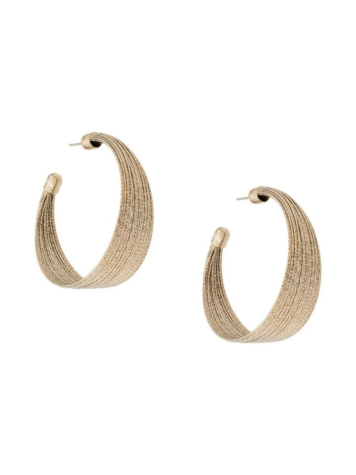 Silvia Gnecchi Multi String Hoops - Gold