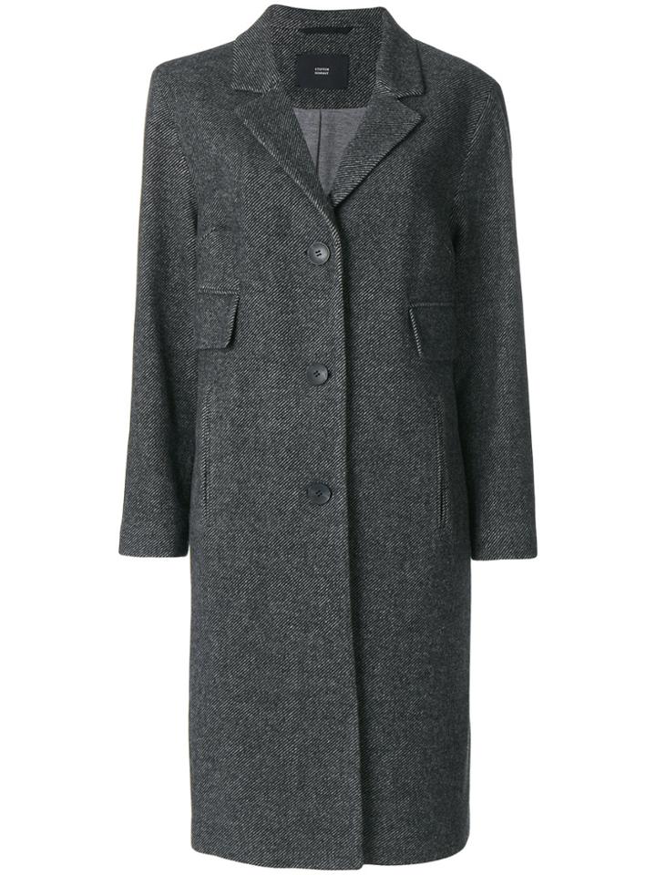 Steffen Schraut Single Breasted Coat - Grey