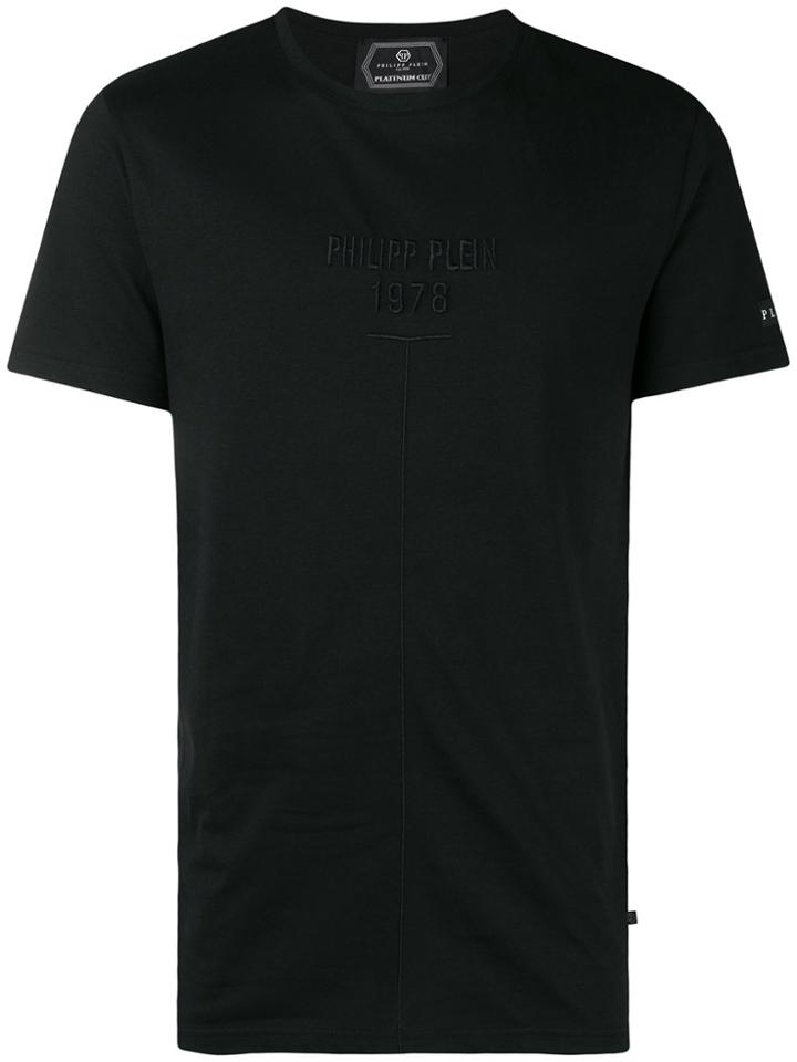 Philipp Plein Embroidered Logo T-shirt - Black