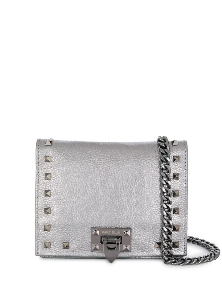 Marc Ellis Studded Shoulder Bag - Silver