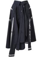 Juun.j Shirt Midi Skirt - Blue