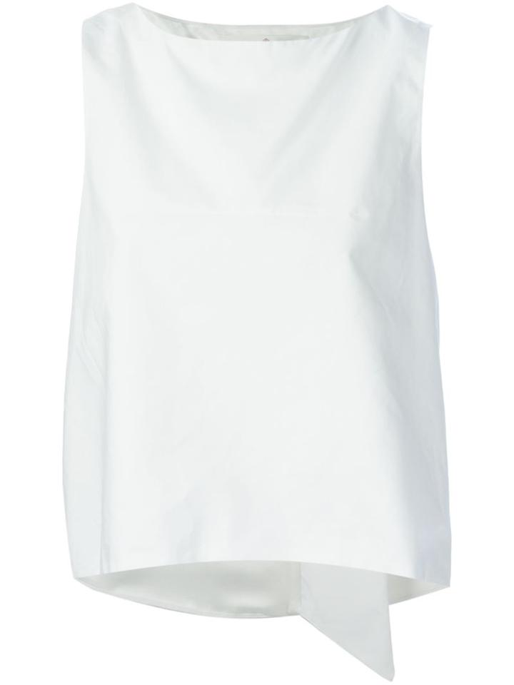 Golden Goose Deluxe Brand Annis Trapeze Tank Top, Women's, Size: Xs, White, Silk/cotton