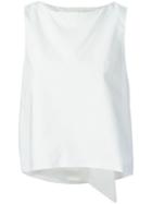 Golden Goose Deluxe Brand Annis Trapeze Tank Top, Women's, Size: Xs, White, Silk/cotton